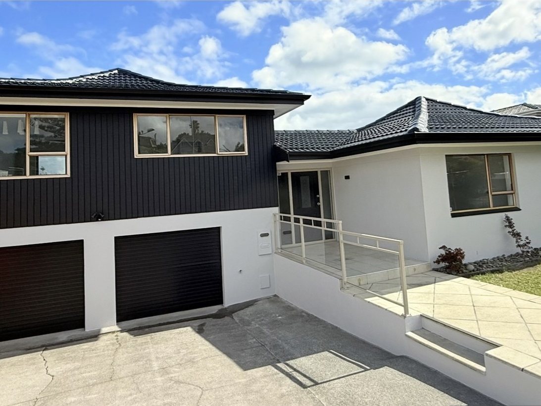 Two-storey exterior transformation by Living Colour, Auckland