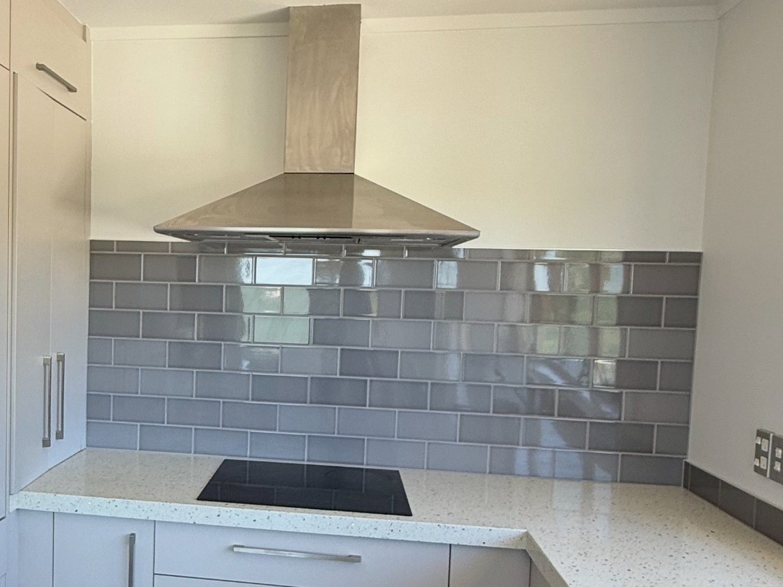 Kitchen repaint by Living Colour, Auckland